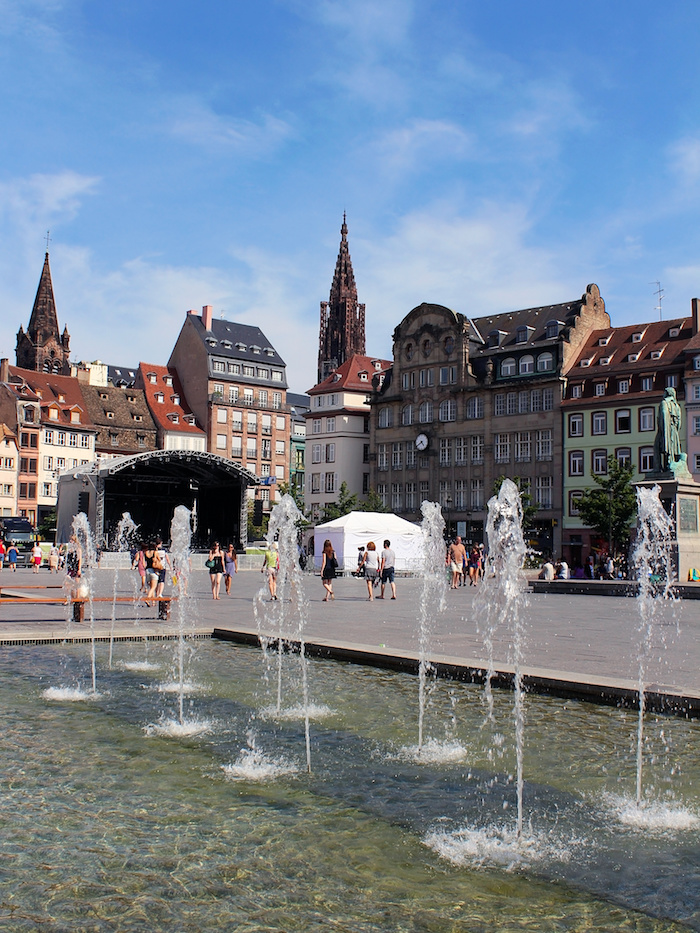 Place Kléber à Strasbourg hyper-centre