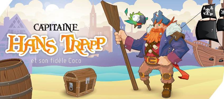Hans trapp et son perroquet Coco