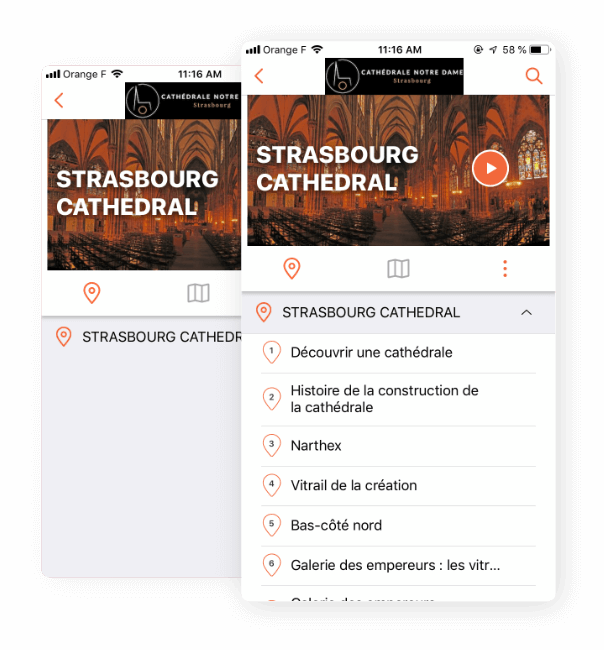 Aperçu des points d'intérêt de la cathédrale Notre-Dame de Strasbourg