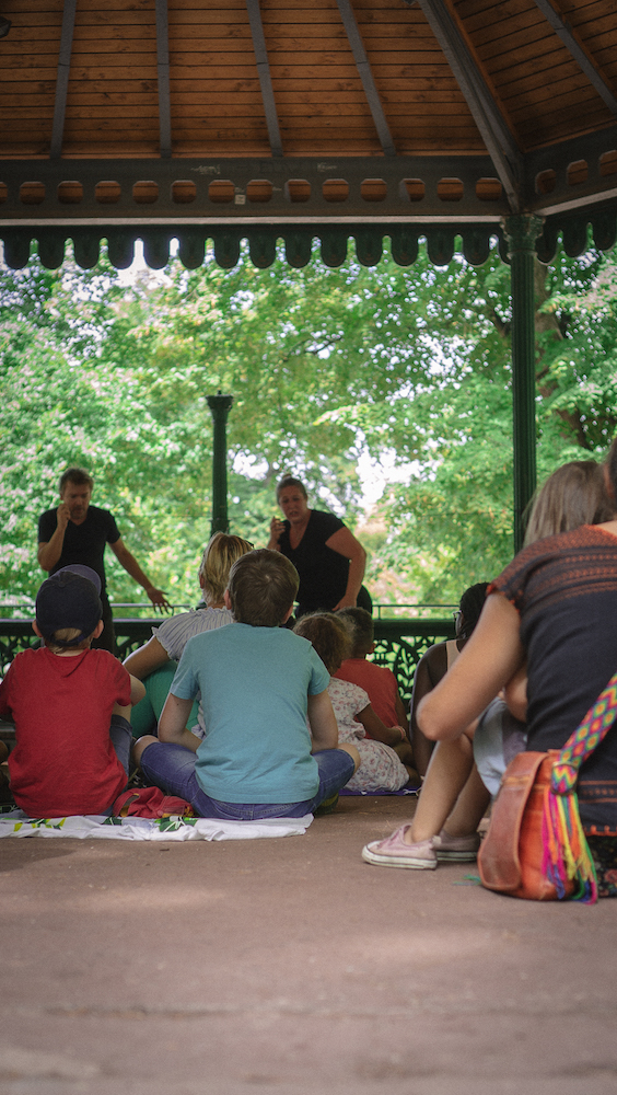 Animation kiosque en musique