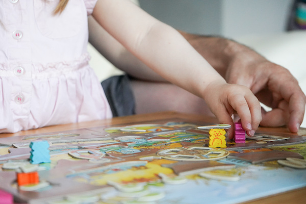 Jeux de société avec les enfants