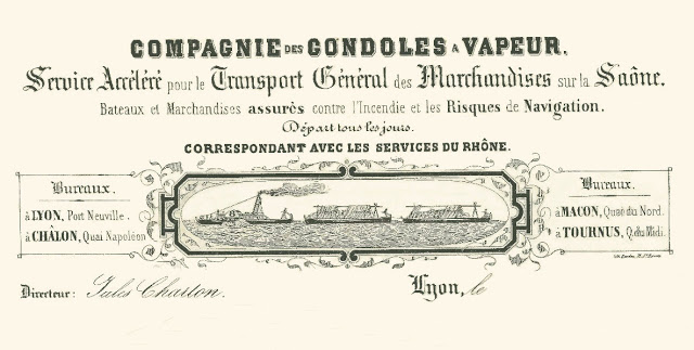 Lyon 31, compagnie des gondoles à vapeur