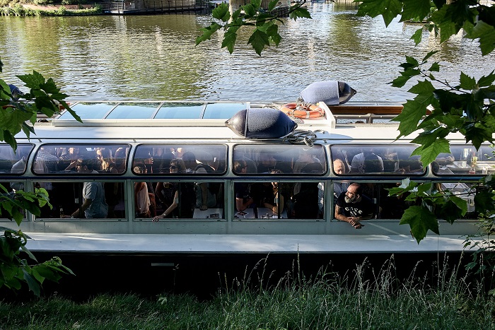 Festival contre-temps à bord du bateau événementiel de Batorama