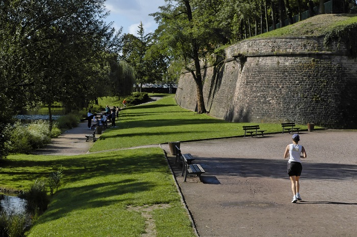 Le parc de la Citadelle à Strasbourg