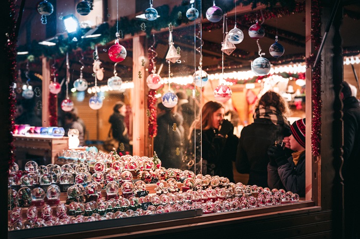 Le marché de Noël de Strasbourg place de la Cathédrale