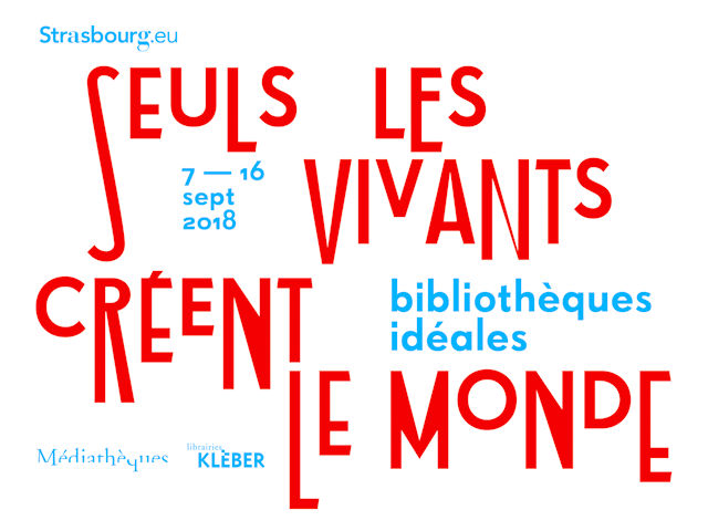 Affiche des bibliothèques idéales à Strasbourg