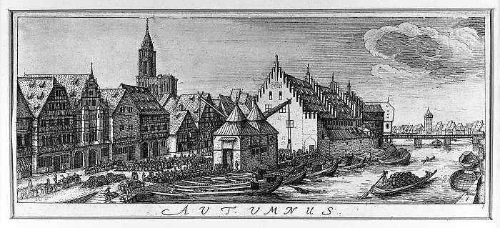 L'ancienne douane, port de Strasbourg au Moyen-Âge
