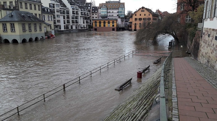 Hautes eaux à Strasbourg, Batorama ne peut pas naviguer