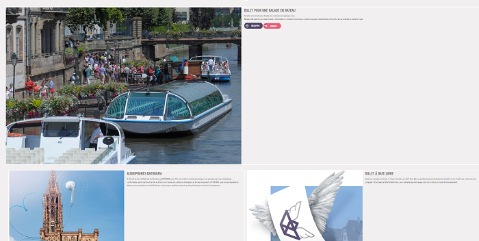 Nouvelle homepage du site de vente en ligne de Batorama