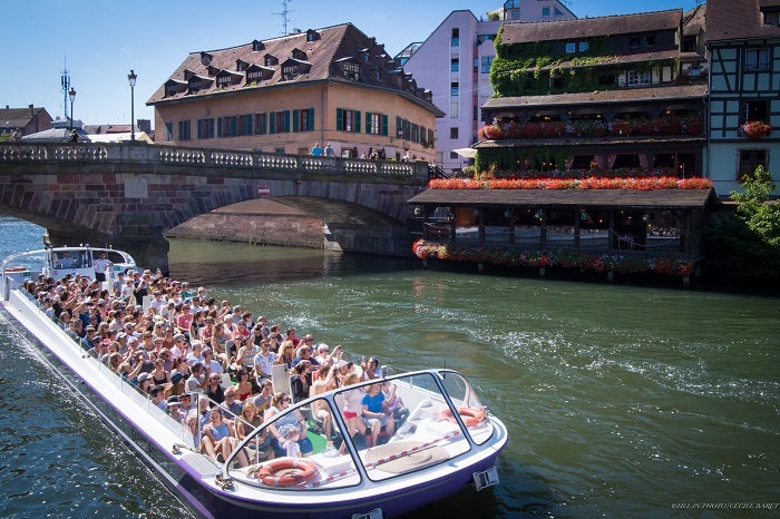 Photo Cécile Baret Batorama, visite de Strasbourg en bateau-promenade, filiale du port autonome de Strasbourg