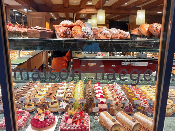 Les pâtisseries de la maison Naegel à Strasbourg en vitrine