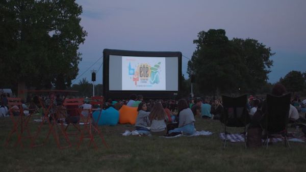 Cinéma plein air au Jardin des deux Rives