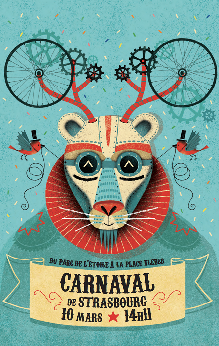 Affiche du carnaval de Strasbourg