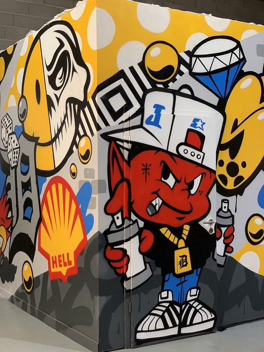 street-art au studio 116 pour le festival Colors à Strasbourg