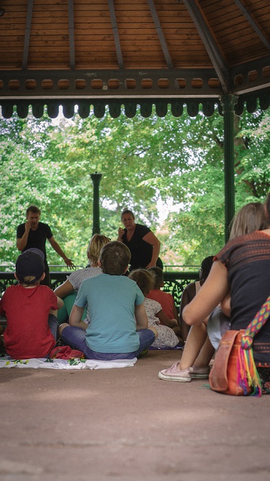Animation kiosque en musique