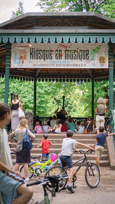 Kiosque en musique à Strasbourg