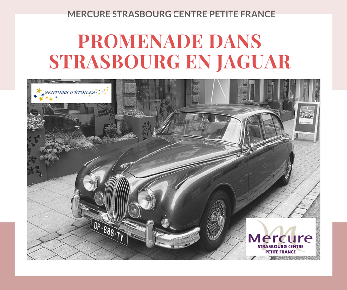 Promenade en Jaguar dans Strasbourg Promenade en jaguar dans Strasbourg