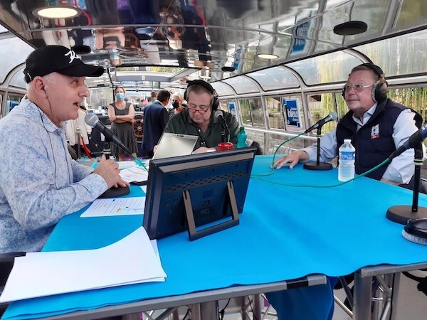 Dominique Formhals pour l'émission 100% VIP de France bleu