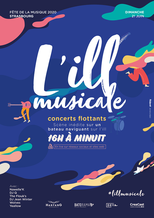 L'ill musicale à Strasbourg pour la fête de la musique