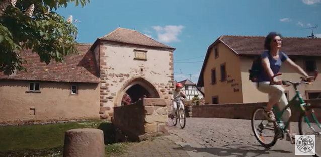 Documentaire sur l'Alsace à vélo sur Youtube