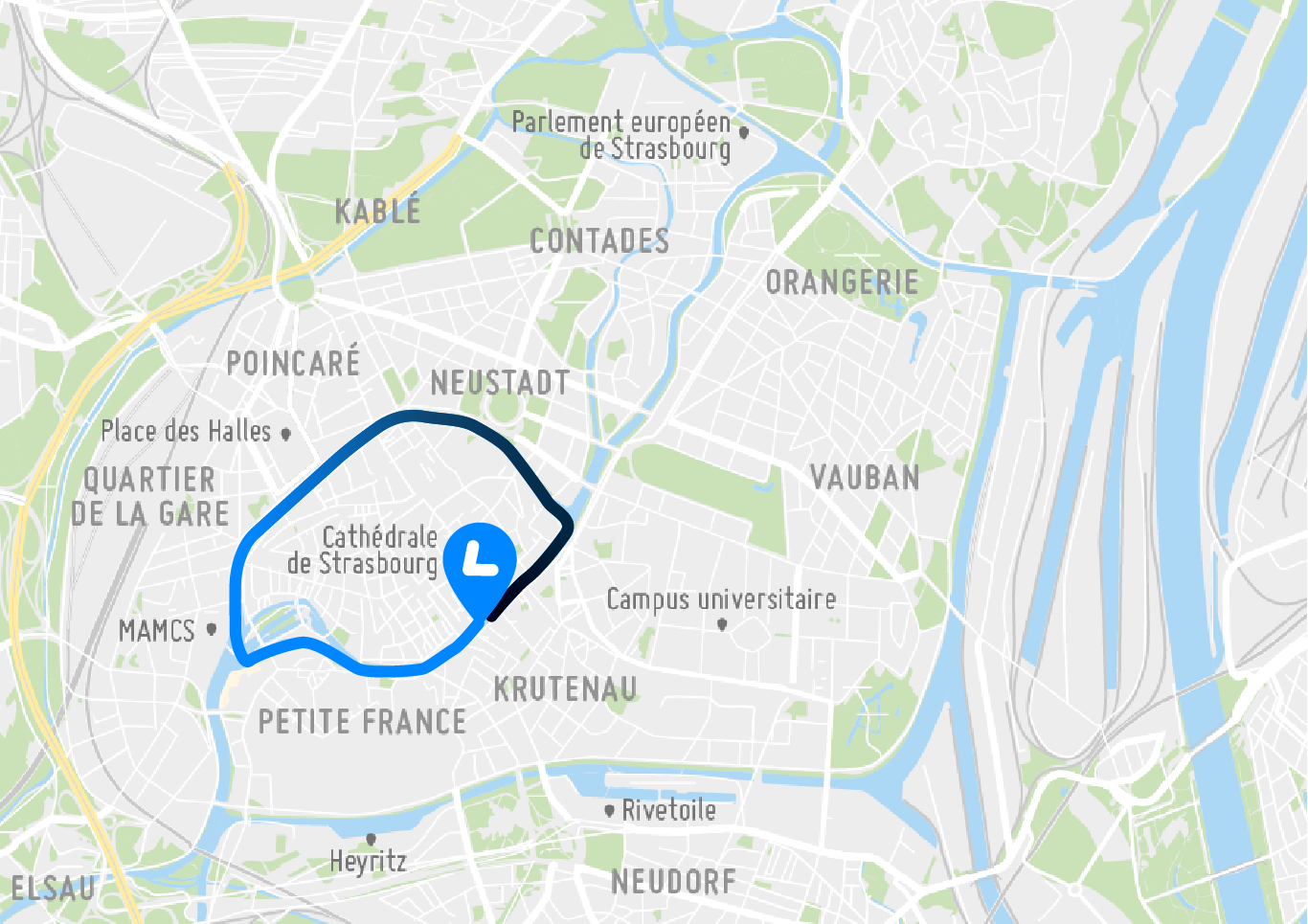 Image du circuit Strasbourg Grande Ile