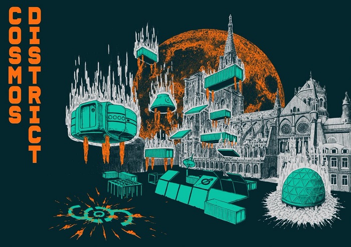 © L’Industrie Magnifique Œuvre cosmos district - Industrie Magnifique 2021