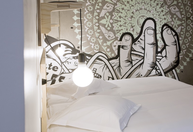 Une chambre de l'hotel Graffalgar à Strasbourg