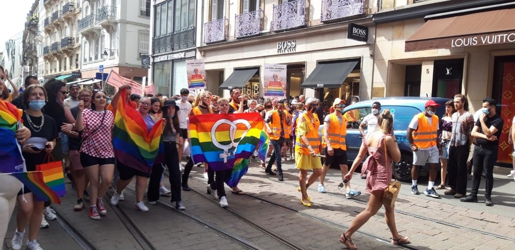 Marche des visibilités 2021 à Strasbourg