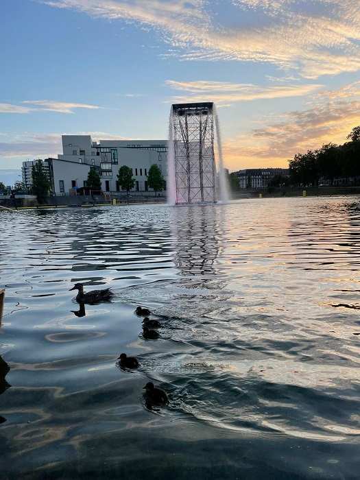 © Eté Strasbourg La cascade en mouvement de Latitude 48 à Strasbourg
