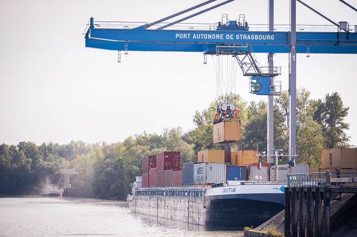 © Loic Chalmandrier Terminal conteneurs Strasbourg