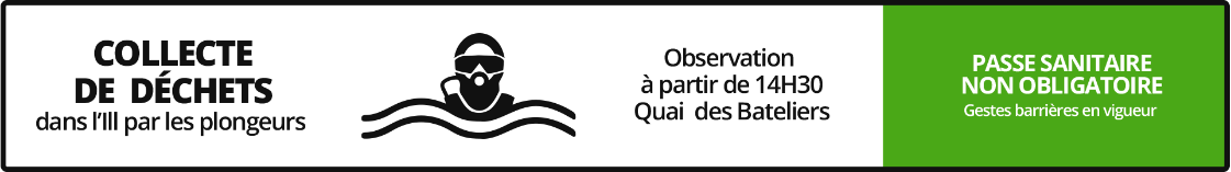 © Alsace Nature Programme de la collecte de déchets pour la journée de l'eau à Strasbourg