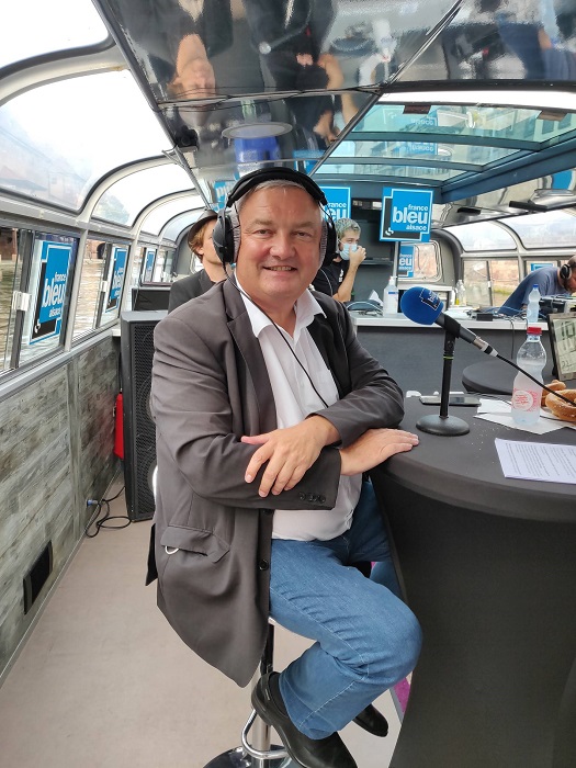 Eric Straumann, maire de Colmar Eric Straumann, maire de Colmar, pour l'émission 100% VIP de France Bleu Alsace