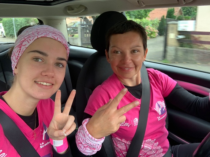 Isabelle Kremser et sa fille, prêtes pour la Strasbourgeoise ! Isabelle Kremser, marraine de la Strasbourgeoise 2020 et sa fille