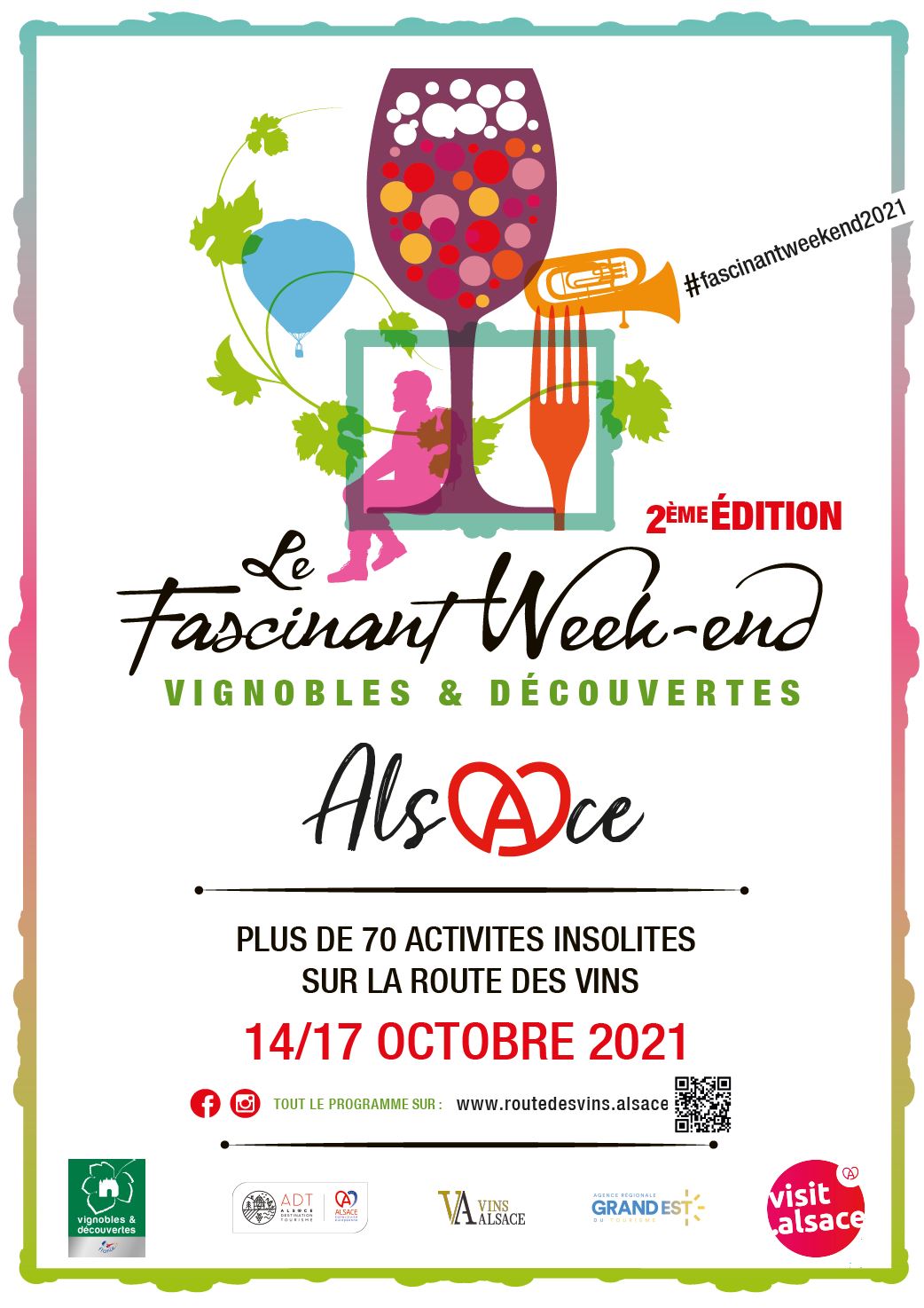 Affiche du fascinant week-end 2021