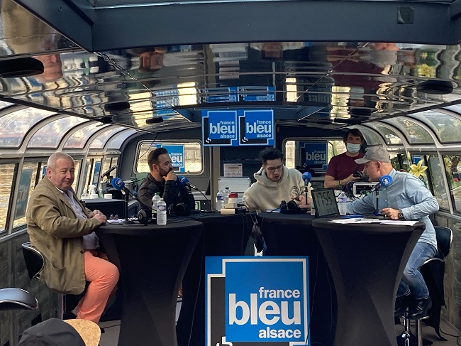 Micka Marques, invité de 100% VIP avec France bleu Alsace