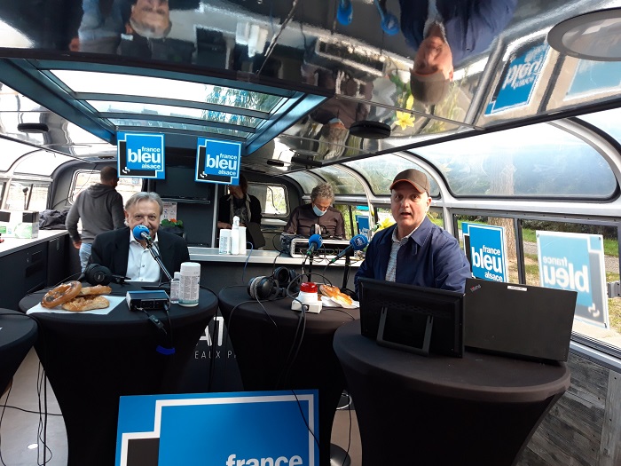 Pierre Meyer était l'invité de 100% VIP sur France Bleu Alsace