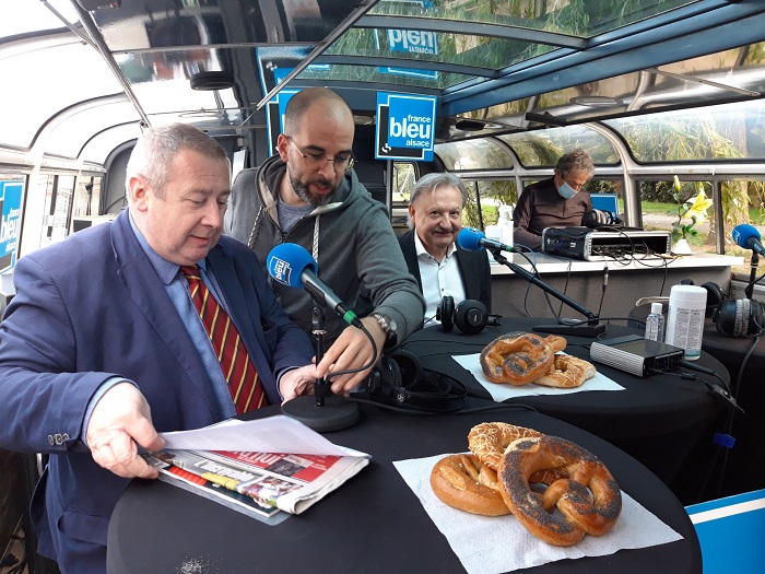 Pierre Meyer était l'invité de 100% VIP sur France Bleu Alsace