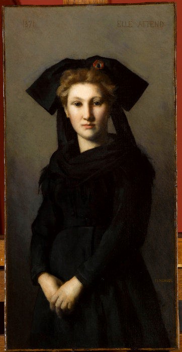 © Jean-Jacques Henner / L’Alsace. Elle attend. 1871 Musée Jean-Jacques Henner. © Jean-Jacques Henner / L’Alsace. Elle attend. 1871 Musée Jean-Jacques Henner.