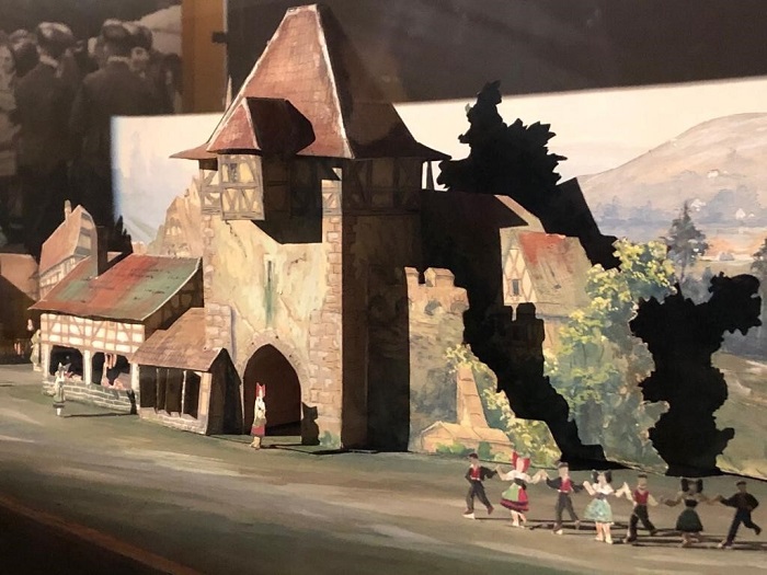 La maquette du village alsacien reconstitué et imaginaire