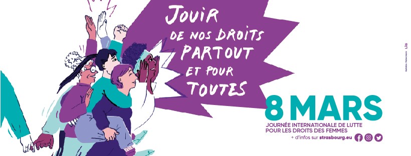 © Strasbourg.eu - illustration Marion Dubois 8 mars : journée de lutte pour le droit des femmes