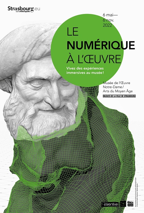 Affiche le numérique à l'œuvre © Site Musées de la ville de Strasbourg Affiche le numérique à l'œuvre