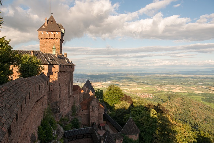 © Jonathan Sarago Façade du Haut-Koenigsbourg