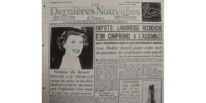 © Archives DNA Journal attentat préfecture de Strasbourg