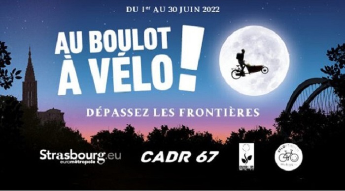 Affiche au boulot à vélo