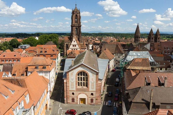 Vue aérienne de Sélestat © Ville de Selestat Vue aérienne de Sélestat © Ville de Selestat