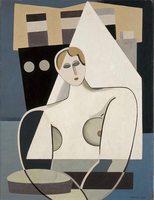 Marcelle Cahn, Femme et voilier, 1926-1927, huile sur toile, 66 x 50 cm, MAMCS © Angèle Plisson, Musées de la Ville de Strasbourg Marcelle Cahn, Femme et voilier, 1926-1927, huile sur toile, 66 x 50 cm, MAMCS © Angèle Plisson, Musées de la Ville de Strasbourg