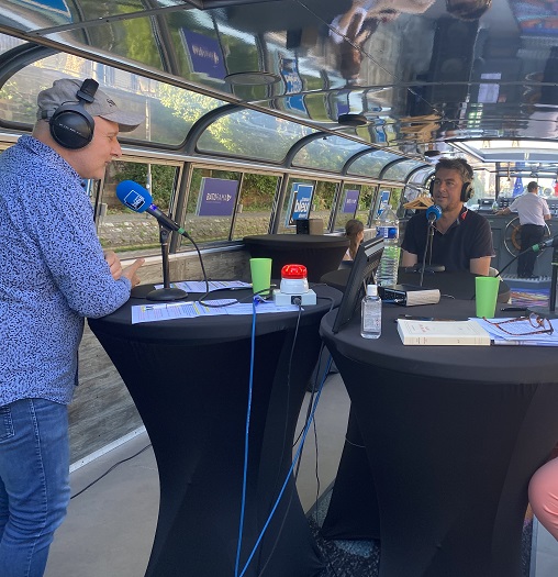 Bruno Caro, directeur du château du Haut Koenigsbourg était l'invité de 100% VIP sur France Bleu Alsace