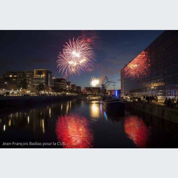 Feu d'artifice du 14 juillet à Strasbourg - © JFBadias/Ville et Eurométropole de Strasbourg © JFBadias/Ville et Eurométropole de Strasbourg
