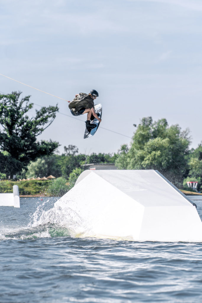 De quoi profiter de nombreux modules et autres tremplins. ©Funparc Brumath Funparc Brumath - Wakeboard - Bretzel Contest 2022