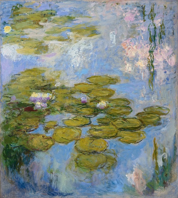 Une salle de l'exposition anniversaire est consacrée aux nymphéas de Monet (1916-1919) et à d'autres de ses oeuvres (Fondation Beyeler, Riehen/Bâle, Collection Beyeler). Photo: Robert Bayer, Bâle Batorama - Exposition 25 ans Fondation Beyeler